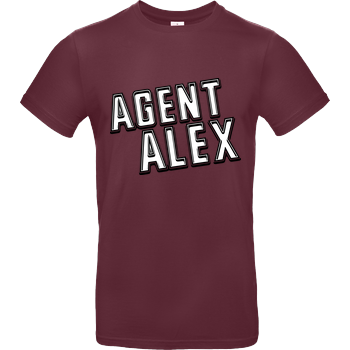 Agent Alex - Logo B&C EXACT 190 - Bordeaux
