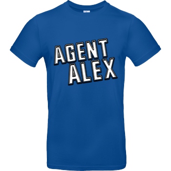 Agent Alex Agent Alex - Logo T-Shirt B&C EXACT 190 - Royal