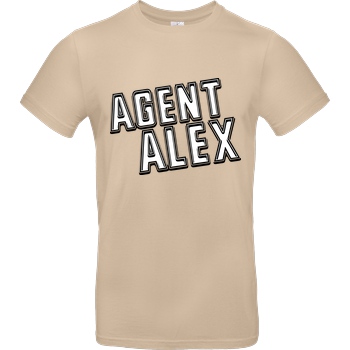 Agent Alex Agent Alex - Logo T-Shirt B&C EXACT 190 - Sand