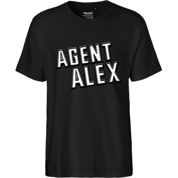Agent Alex Agent Alex - Logo T-Shirt Fairtrade T-Shirt - schwarz