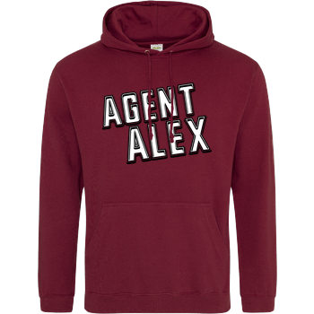 Agent Alex - Logo JH Hoodie - Bordeaux