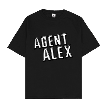 Agent Alex - Logo Oversize T-Shirt - Schwarz