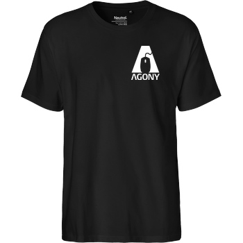 AgOnY Agony - Logo T-Shirt Fairtrade T-Shirt - schwarz