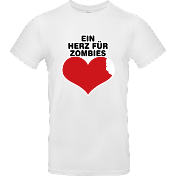 AhrensburgAlex - Ein Herz für Zombies B&C EXACT 190 - Weiß