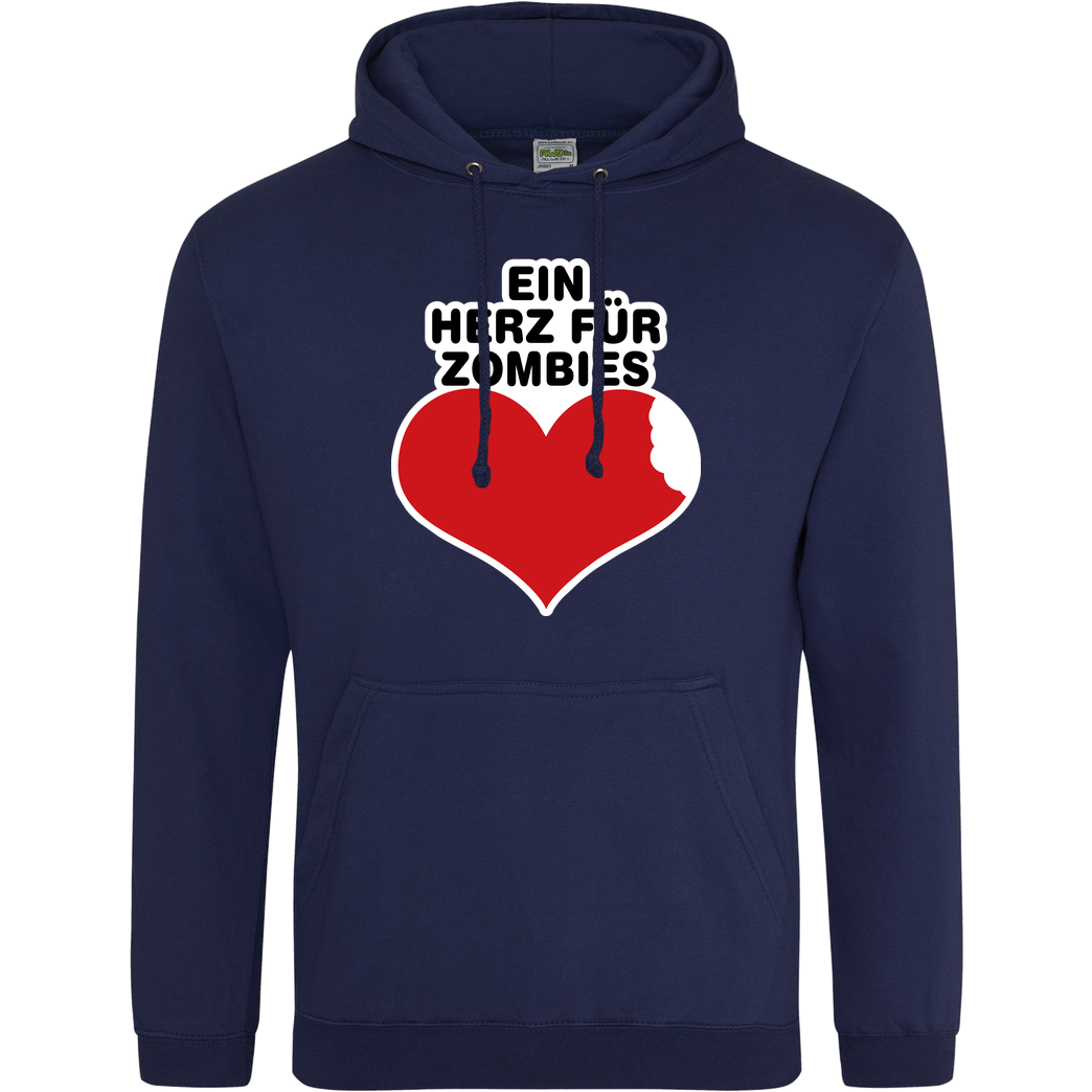 AhrensburgAlex AhrensburgAlex - Ein Herz für Zombies Sweatshirt JH Hoodie - Navy