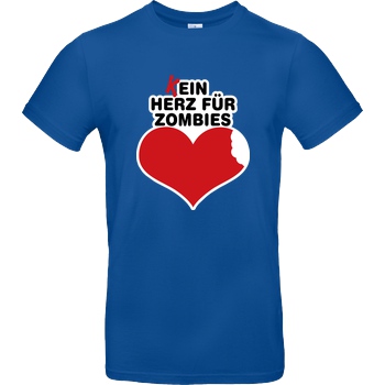 AhrensburgAlex AhrensburgAlex - (K)ein Herz für Zombies T-Shirt B&C EXACT 190 - Royal