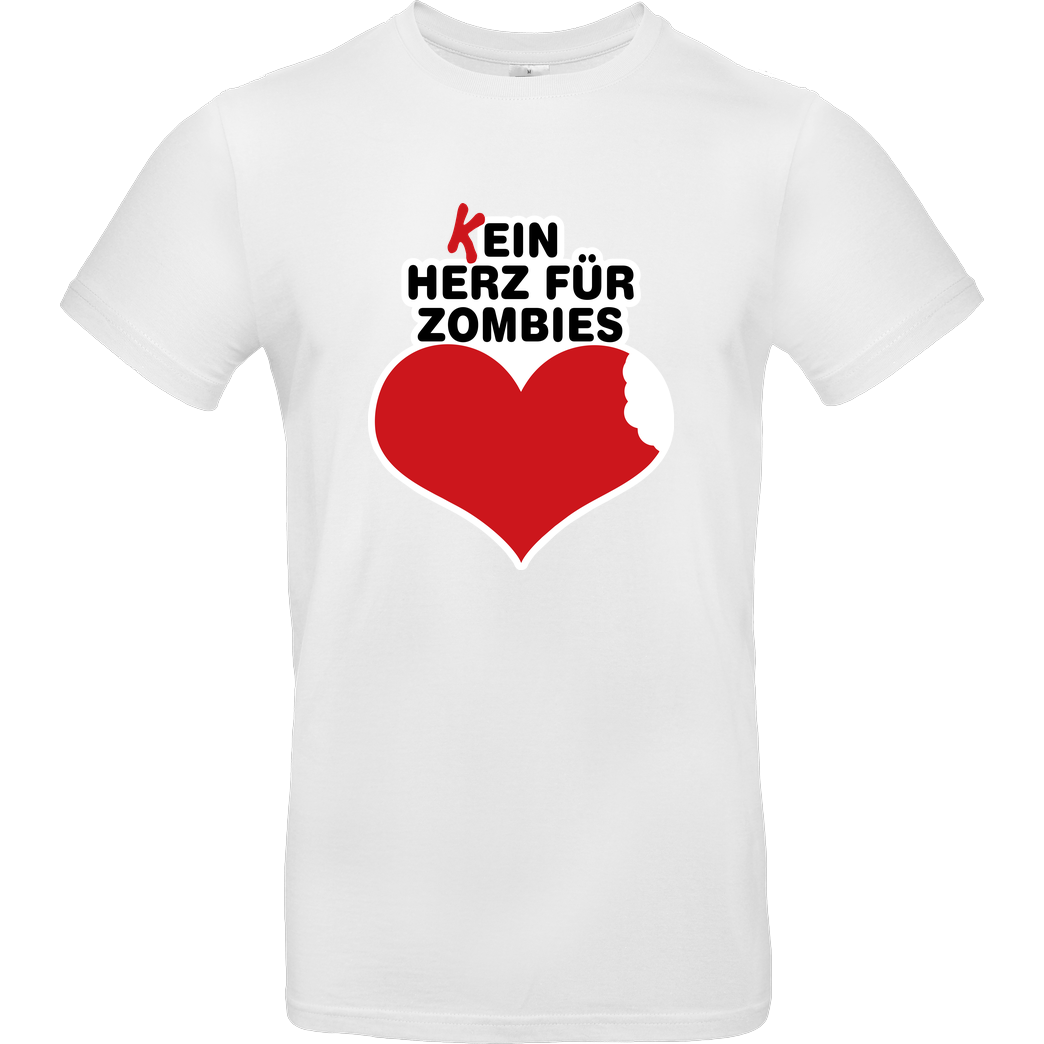 AhrensburgAlex AhrensburgAlex - (K)ein Herz für Zombies T-Shirt B&C EXACT 190 - Weiß