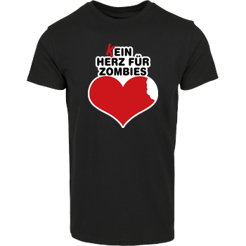 AhrensburgAlex - (K)ein Herz für Zombies Hausmarke T-Shirt  - Schwarz