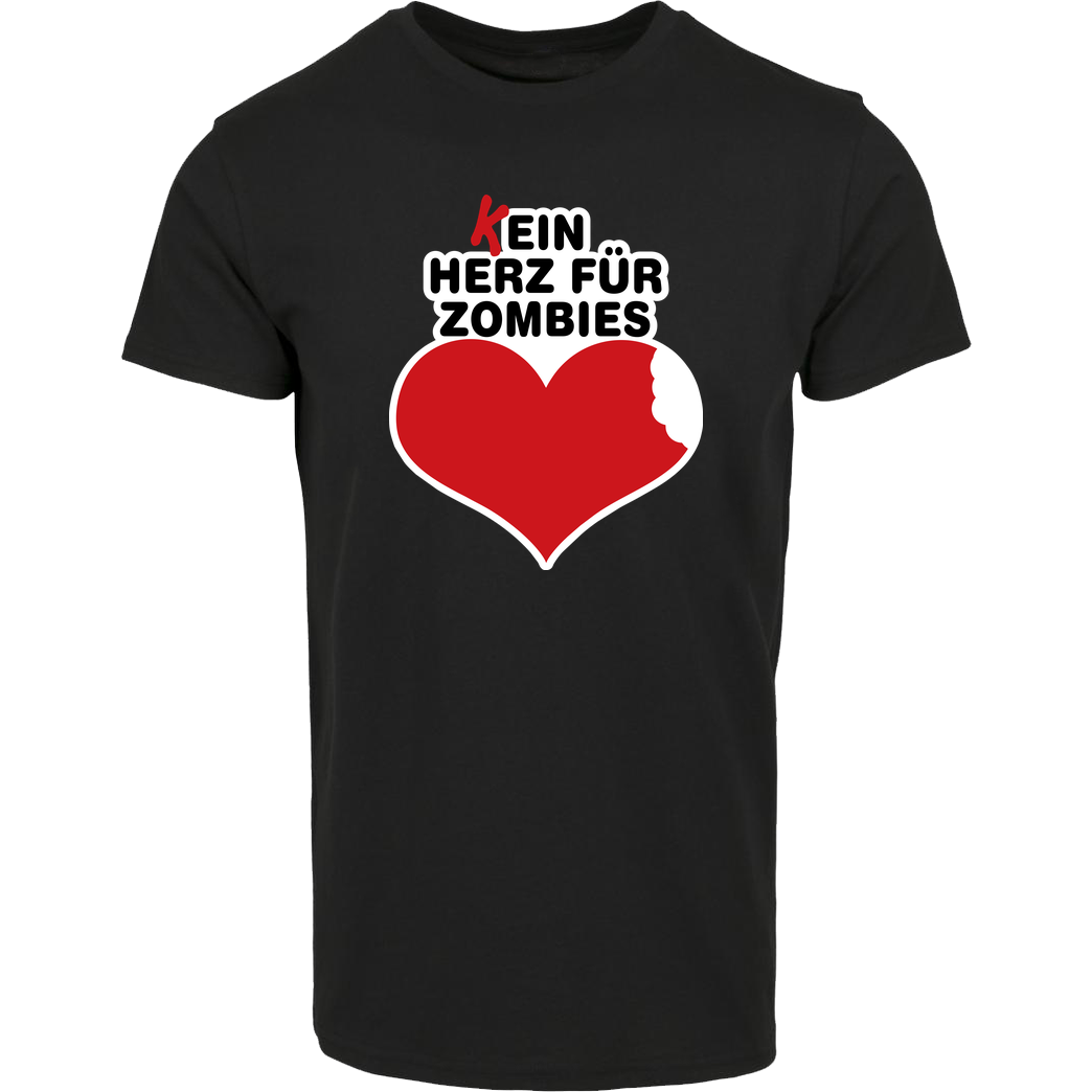AhrensburgAlex AhrensburgAlex - (K)ein Herz für Zombies T-Shirt Hausmarke T-Shirt  - Schwarz