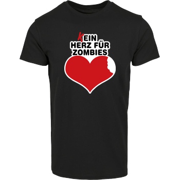 AhrensburgAlex AhrensburgAlex - (K)ein Herz für Zombies T-Shirt Hausmarke T-Shirt  - Schwarz
