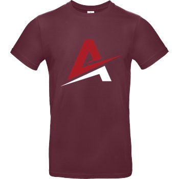 AhrensburgAlex AhrensburgAlex - Logo T-Shirt B&C EXACT 190 - Bordeaux