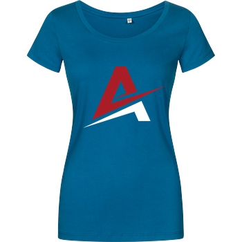 AhrensburgAlex AhrensburgAlex - Logo T-Shirt Damenshirt petrol