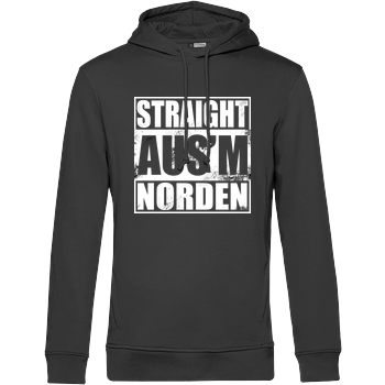 AhrensburgAlex - Straight ausm Norden B&C HOODED INSPIRE - schwarz