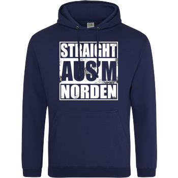 AhrensburgAlex - Straight ausm Norden JH Hoodie - Navy