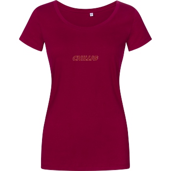 AimBrot Aimbrot - Chillig T-Shirt Damenshirt berry