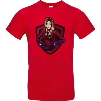 Akkcess' Akkcessoires Akkcess - Avatar Logo chest print T-Shirt B&C EXACT 190 - Rot