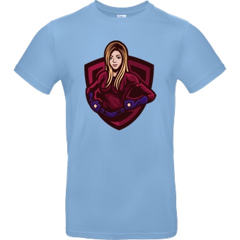 Akkcess' Akkcessoires Akkcess - Avatar Logo chest print T-Shirt B&C EXACT 190 - Hellblau
