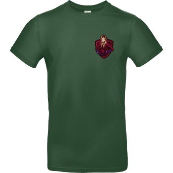 Akkcess' Akkcessoires Akkcess - Avatar Logo pocket print T-Shirt B&C EXACT 190 - Flaschengrün