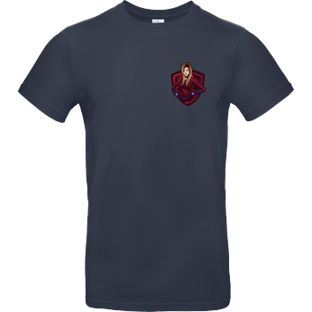 Akkcess' Akkcessoires Akkcess - Avatar Logo pocket print T-Shirt B&C EXACT 190 - Navy