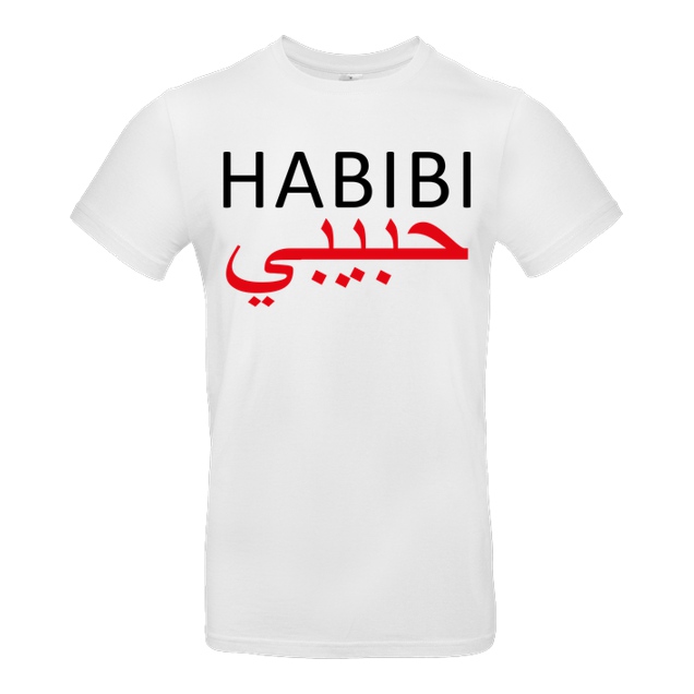 ALI - ALI - Habibi - T-Shirt - B&C EXACT 190 - Weiß