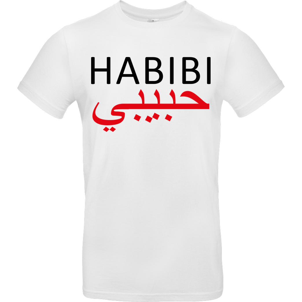 ALI ALI - Habibi T-Shirt B&C EXACT 190 - Weiß