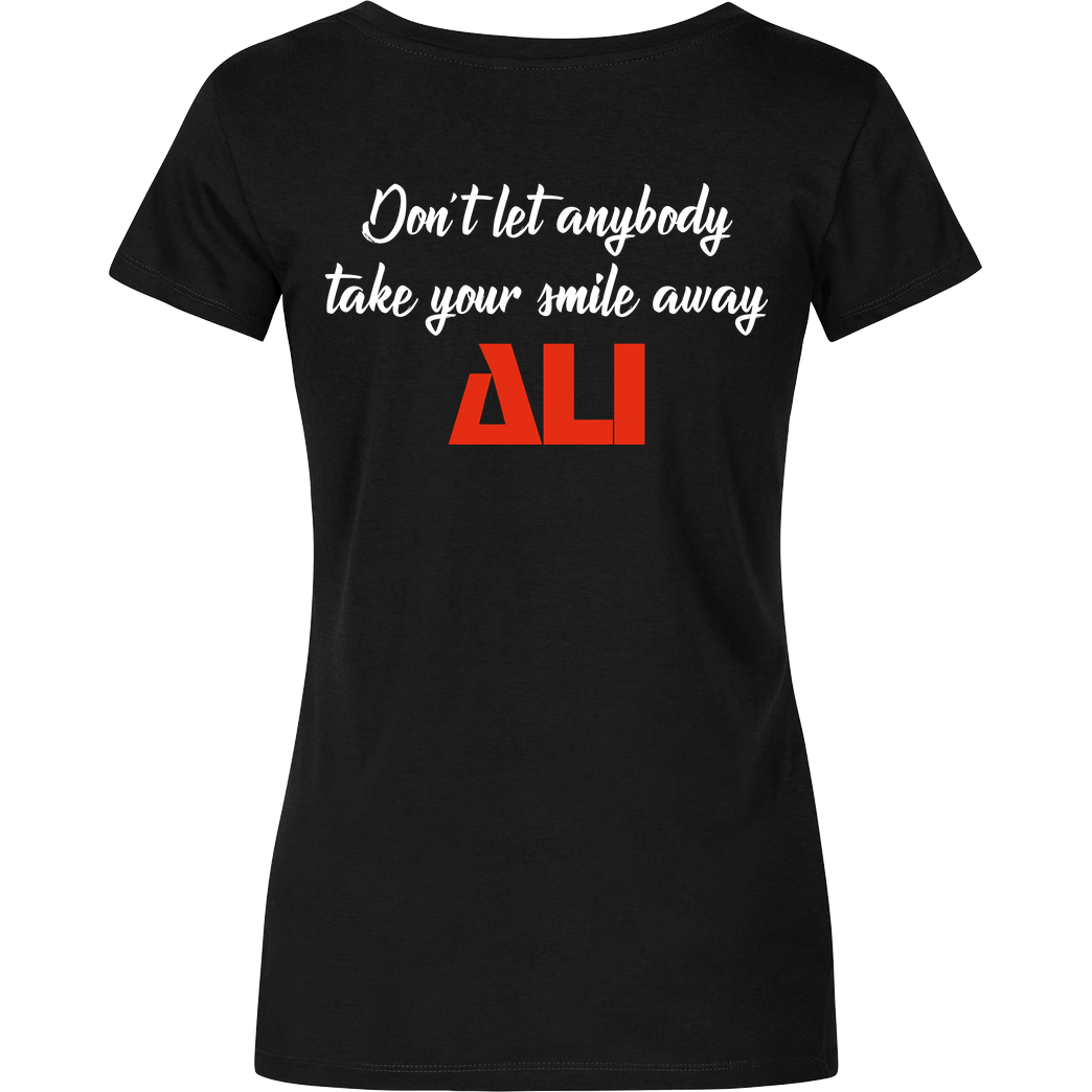 ALI ALI - Habibi T-Shirt Damenshirt schwarz
