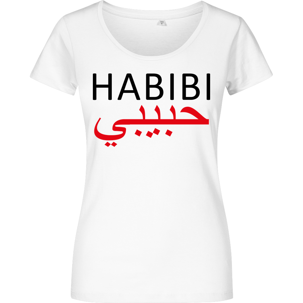 ALI ALI - Habibi T-Shirt Damenshirt weiss