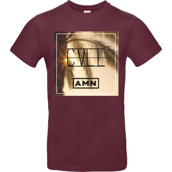 AMN-Shirts.com AMN-Shirts - Call T-Shirt B&C EXACT 190 - Bordeaux