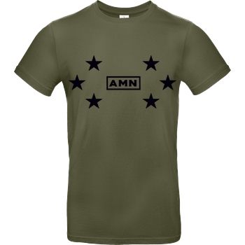 AMN-Shirts.com AMN-Shirts - Stars T-Shirt B&C EXACT 190 - Khaki