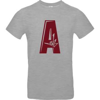 Ash5ive Ash - A Logo T-Shirt B&C EXACT 190 - heather grey