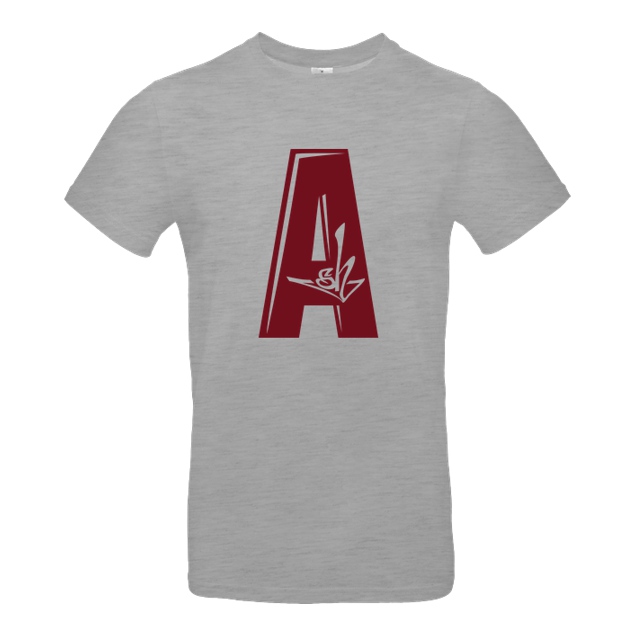 Ash5ive - Ash - A Logo - T-Shirt - B&C EXACT 190 - heather grey