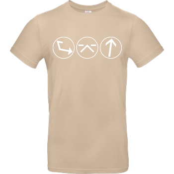 Ash5ive Ash5 - Dings T-Shirt B&C EXACT 190 - Sand