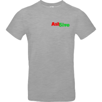 Ash5ive Ash5ive - Logo T-Shirt B&C EXACT 190 - heather grey