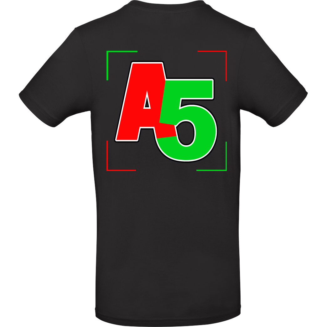 Ash5ive Ash5ive - Logo T-Shirt B&C EXACT 190 - Schwarz