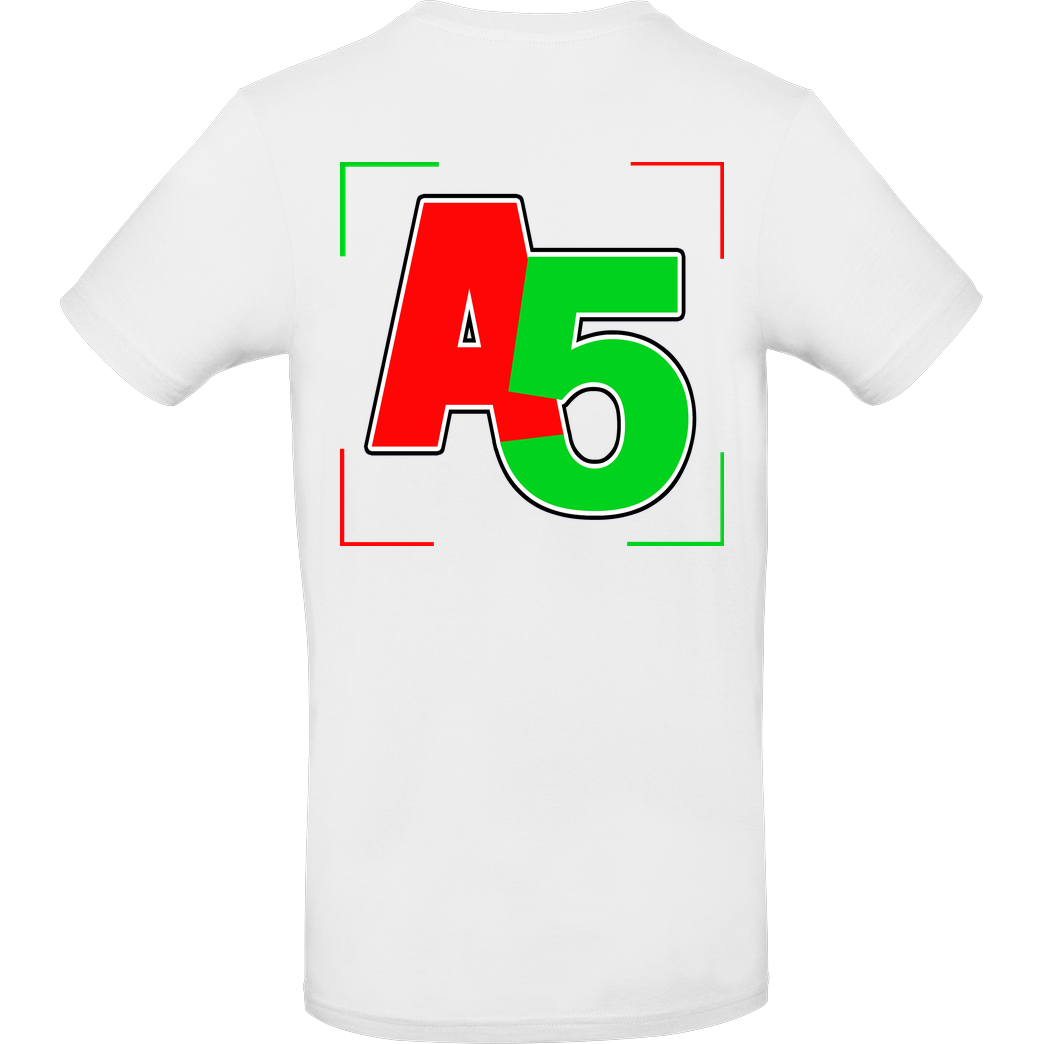 Ash5ive Ash5ive - Logo T-Shirt B&C EXACT 190 - Weiß