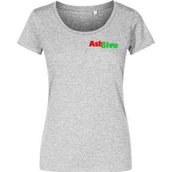 Ash5ive Ash5ive - Logo T-Shirt Damenshirt heather grey