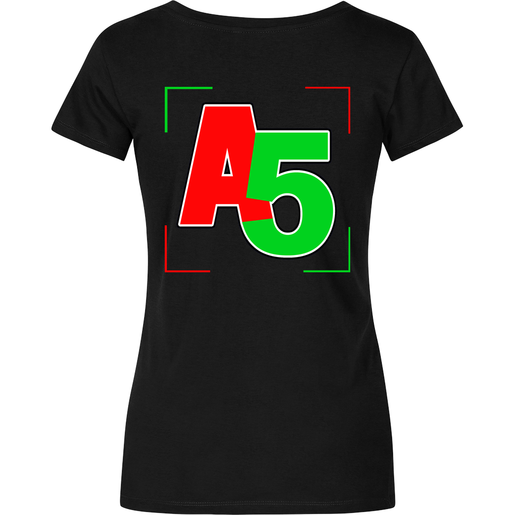 Ash5ive Ash5ive - Logo T-Shirt Damenshirt schwarz