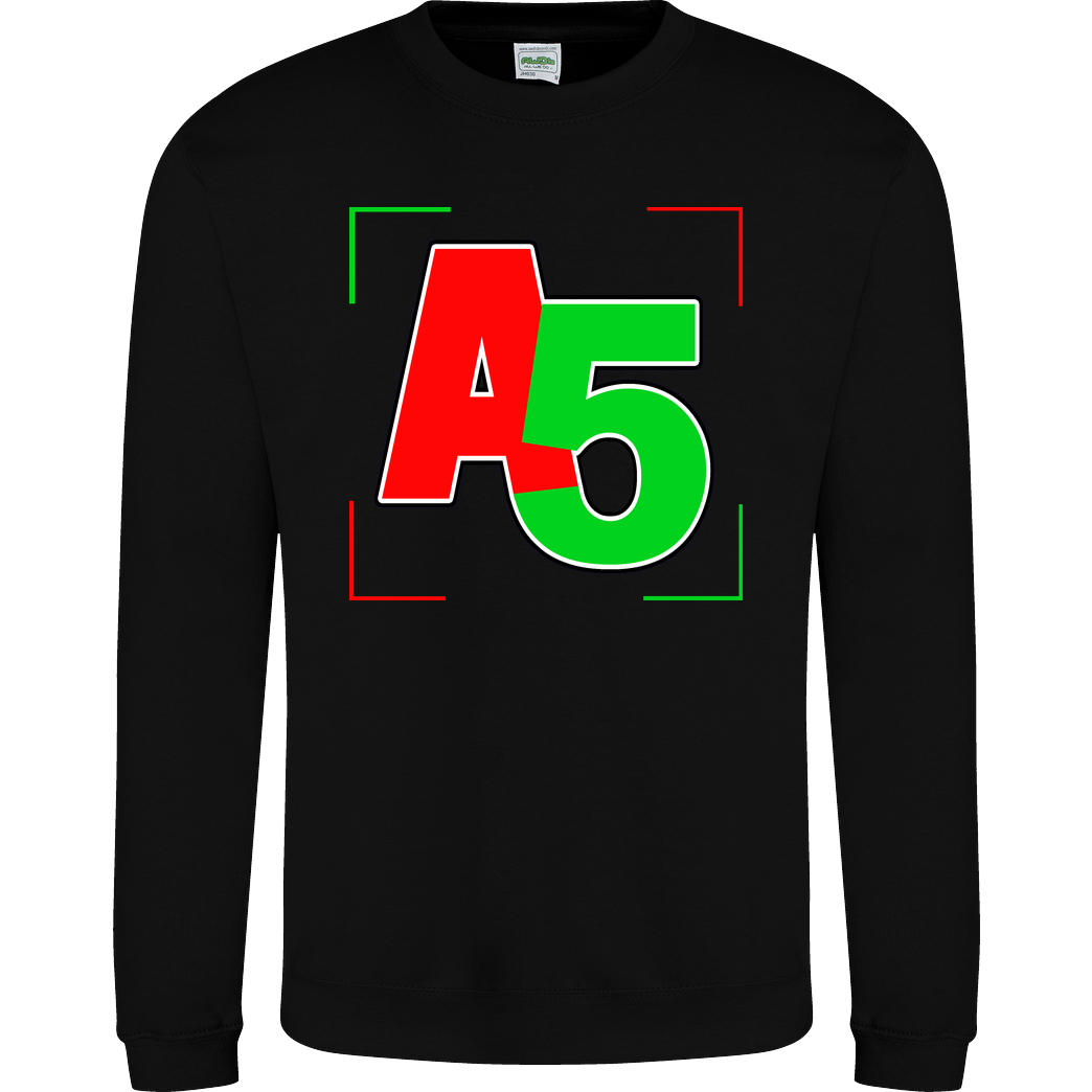 Ash5ive Ash5ive - Logo Ecken Sweatshirt JH Sweatshirt - Schwarz