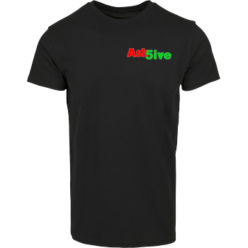 Ash5ive - Logo Hausmarke T-Shirt  - Schwarz