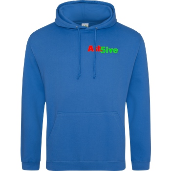 Ash5ive Ash5ive - Logo Sweatshirt JH Hoodie - saphirblau