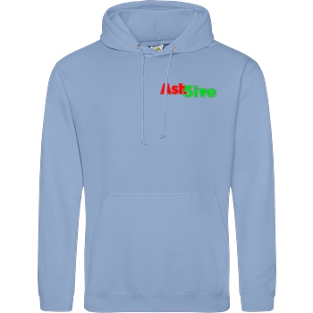 Ash5ive Ash5ive - Logo Sweatshirt JH Hoodie - Hellblau