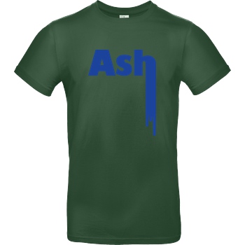 Ash5ive Ash5ive stripe T-Shirt B&C EXACT 190 - Flaschengrün