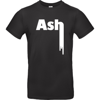 Ash5ive Ash5ive stripe T-Shirt B&C EXACT 190 - Schwarz