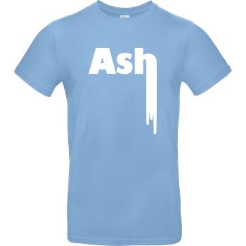 Ash5ive Ash5ive stripe T-Shirt B&C EXACT 190 - Hellblau