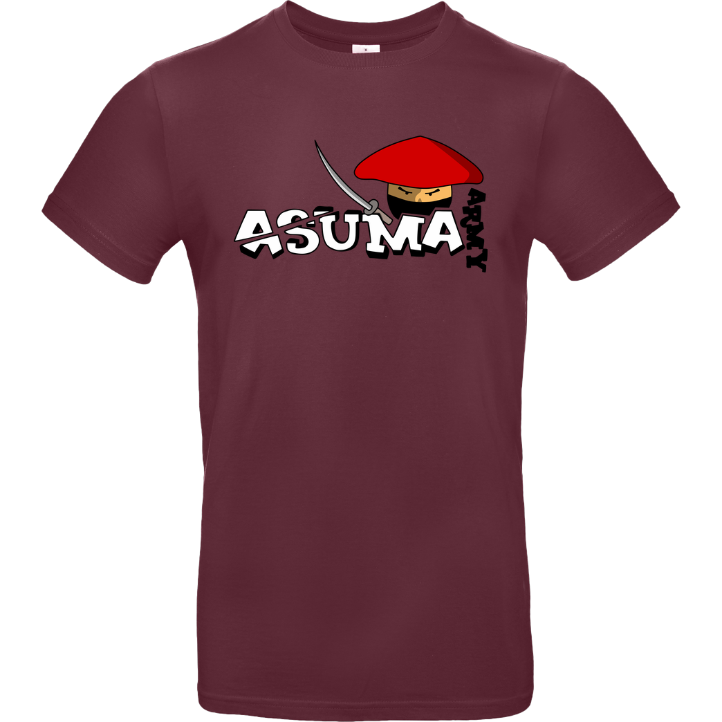 AsumaCC AsumaCC - Army T-Shirt B&C EXACT 190 - Bordeaux