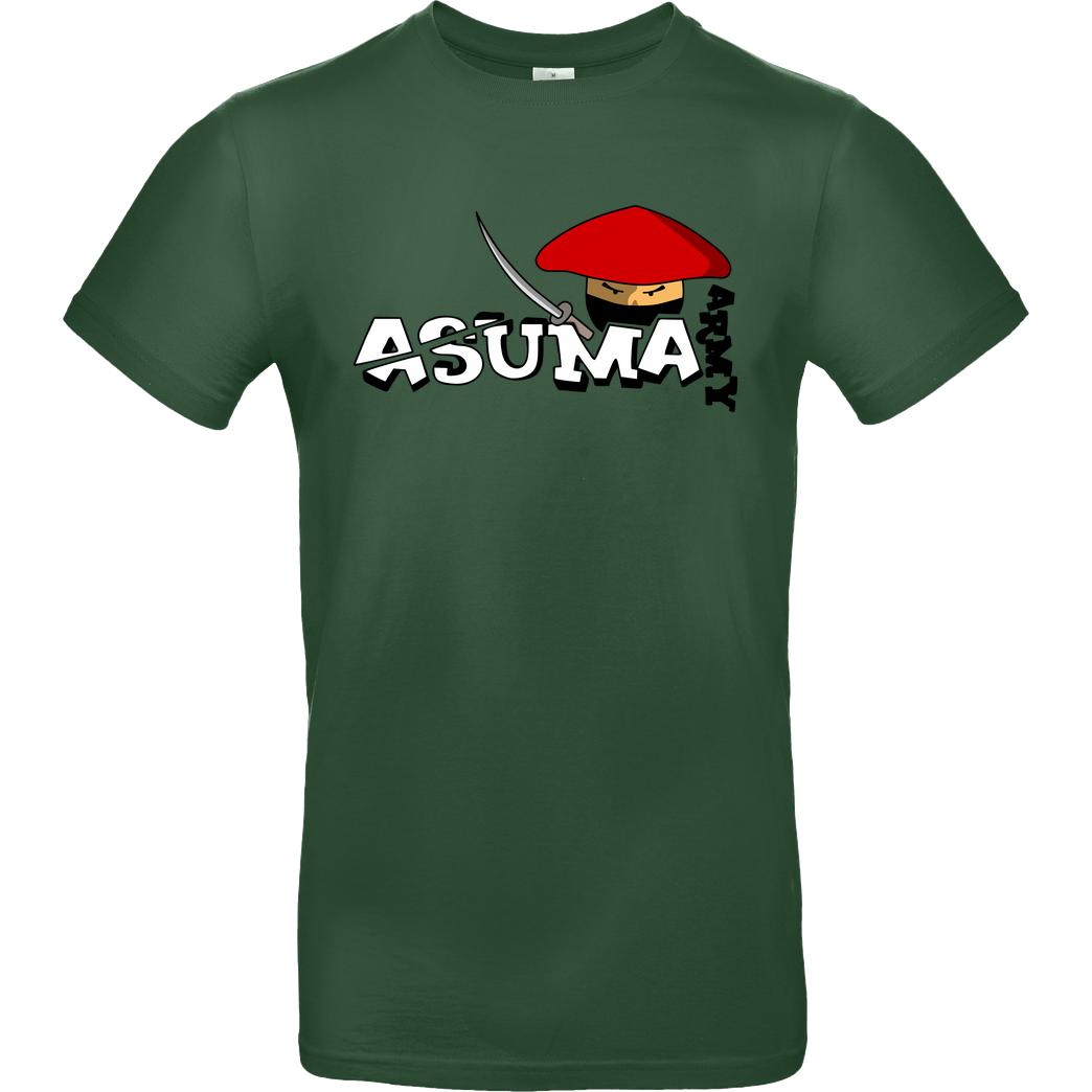 AsumaCC AsumaCC - Army T-Shirt B&C EXACT 190 - Flaschengrün