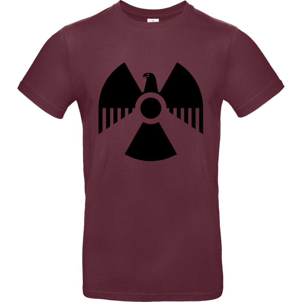 None AtomAdler T-Shirt B&C EXACT 190 - Bordeaux