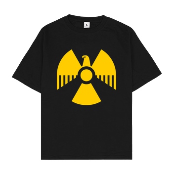 None AtomAdler T-Shirt Oversize T-Shirt - Schwarz