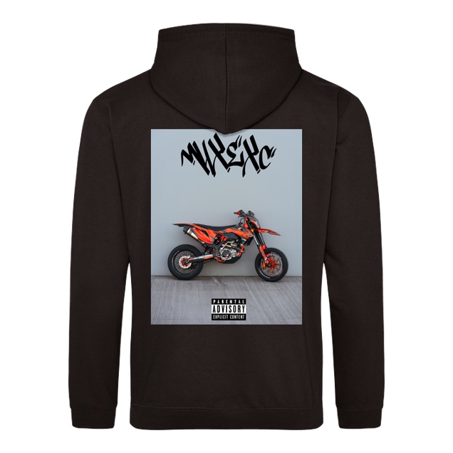m4x_exc - Back Bike Print - Colour - Sweatshirt - JH Hoodie - Schwarz