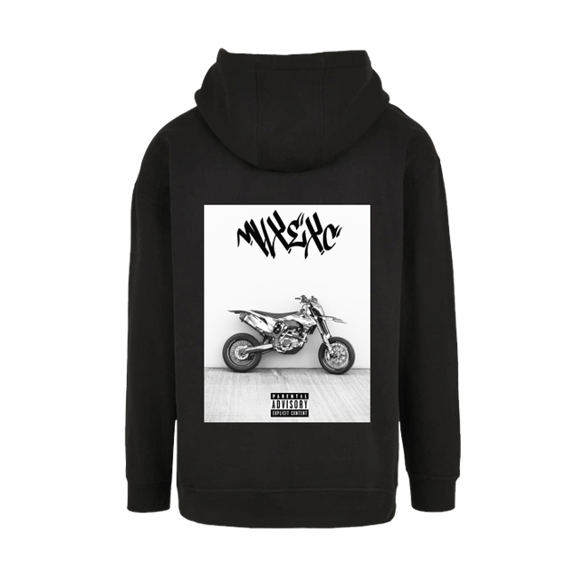 m4x_exc - Back Bike Print - Sweatshirt - Oversize Hoodie